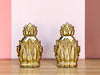 Pair of Pineapple Bookends