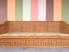 The Wicker Works Braided Rattan Sofa