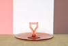 Pink Depression Glass Appetizer Dish