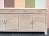 Coastal Pencil Reed Rattan Credenza