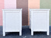 Pair of Henry Link Wicker Nightstands