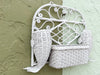 Fish Tail Wicker Wall Basket