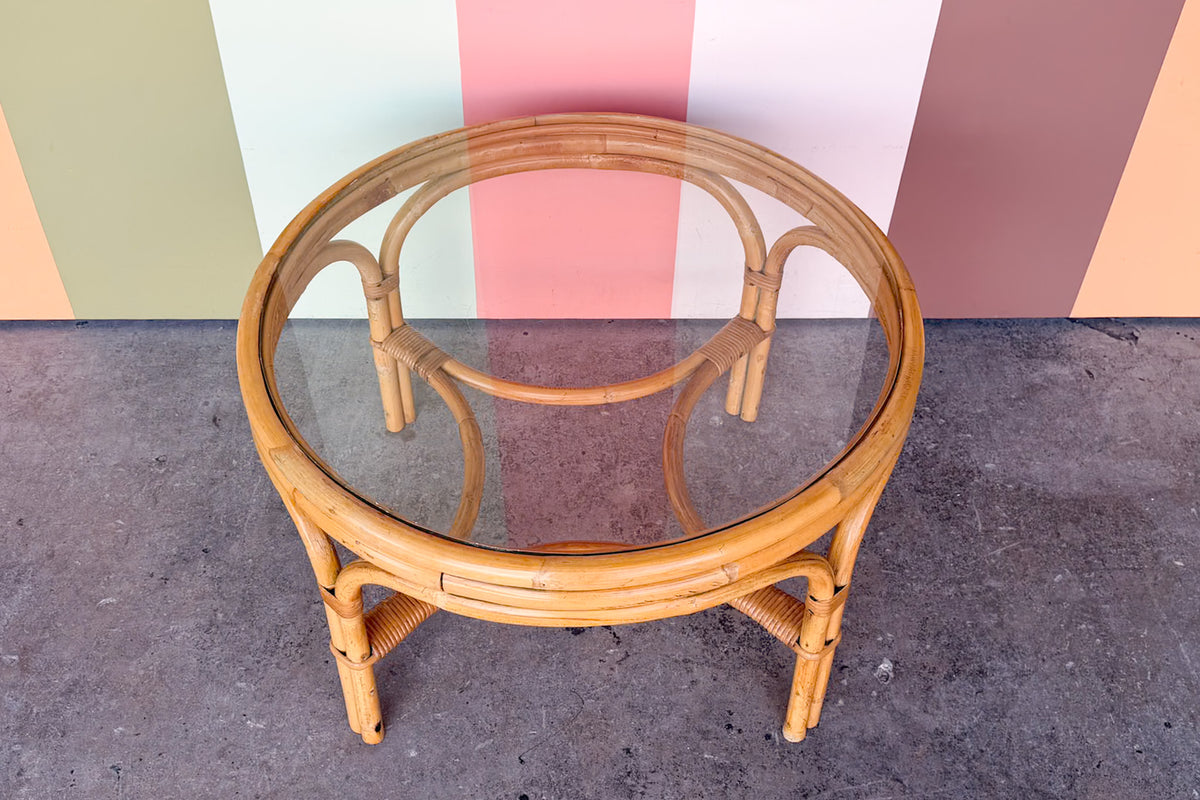 Island Chic Rattan Coffee Table