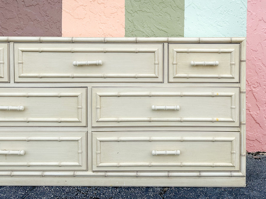 Faux Bamboo Dresser