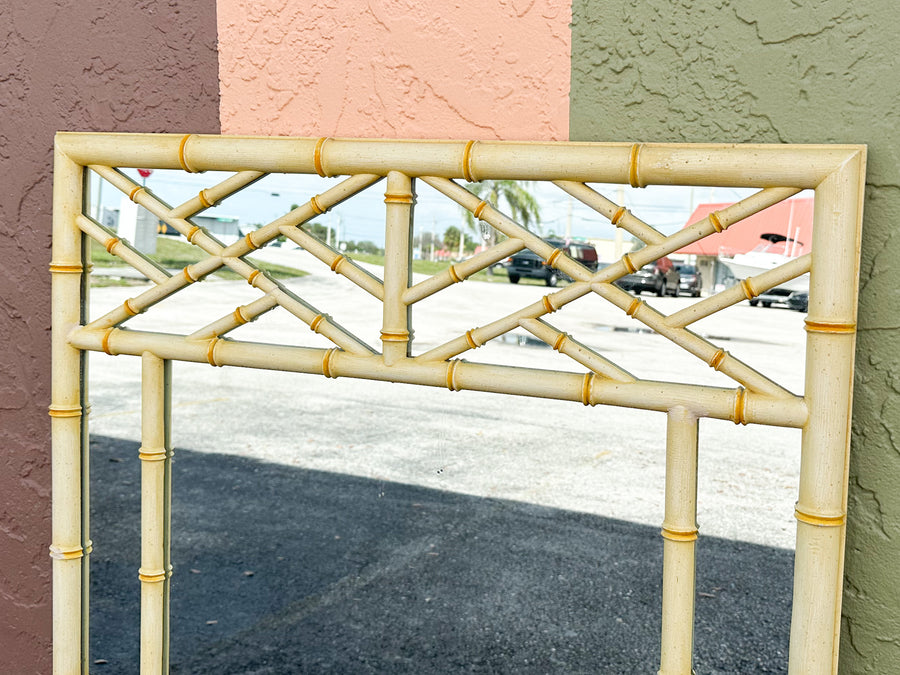 Chippendale Faux Bamboo Mirror