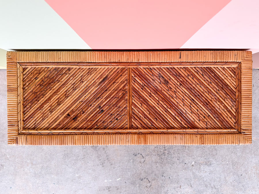 Pencil Reed Rattan Cabinet