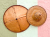 Pair of Cane and Rattan Hats