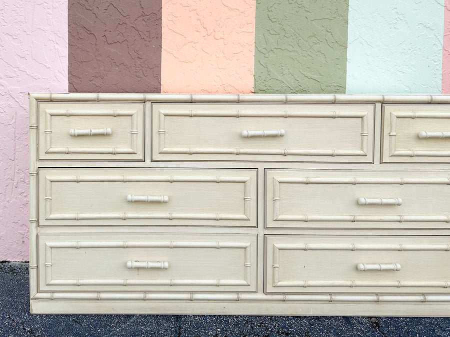 Faux Bamboo Dresser