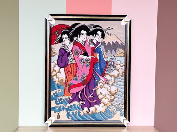 Three Geishas Needlepoint