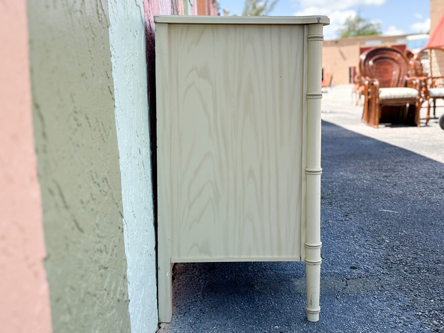 Palm Beach Style Faux Bamboo Dresser