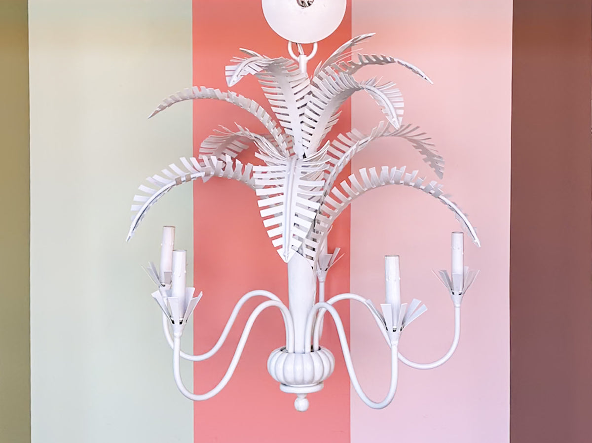 Currey and Company Palm Chandelier