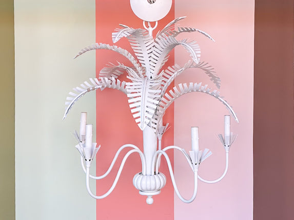 Currey and Company Palm Chandelier