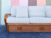 Old Florida Rattan Sofa