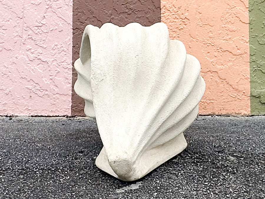 Plaster Conch Shell Coffee Table
