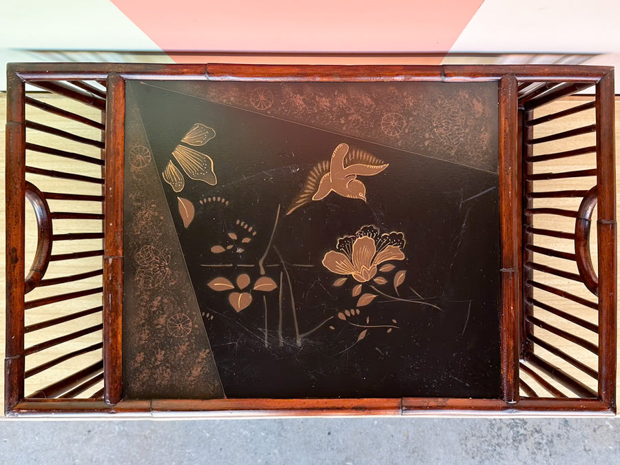 Island Chic Palecek Breakfast Tray