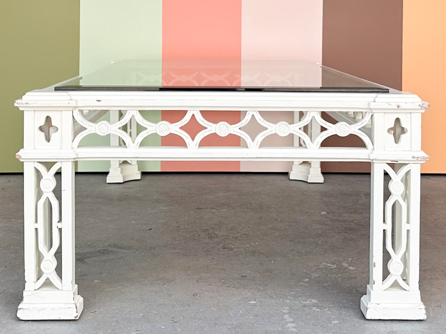 Large Regency Fretwork Coffee Table