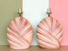 Pair of Ombre Ceramic Lamps