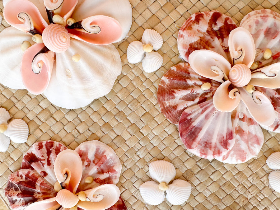 Pair of Heart Shaped Shell Boxes