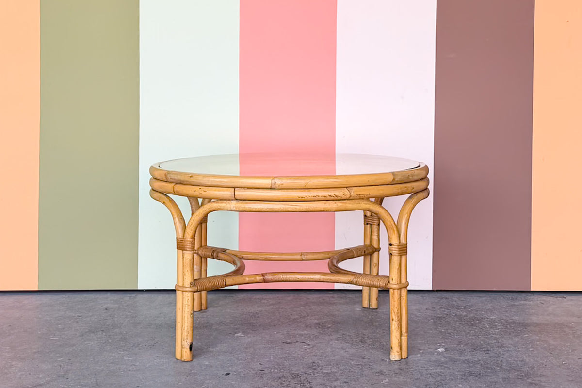 Island Chic Rattan Coffee Table