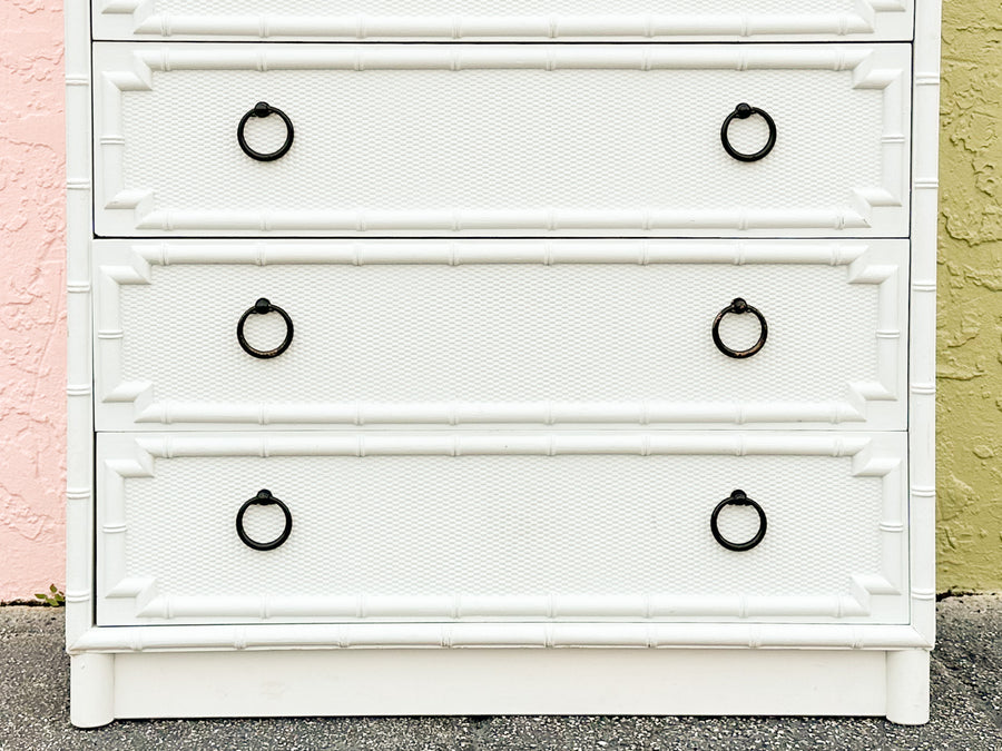 Faux Bamboo Omega Tall Chest