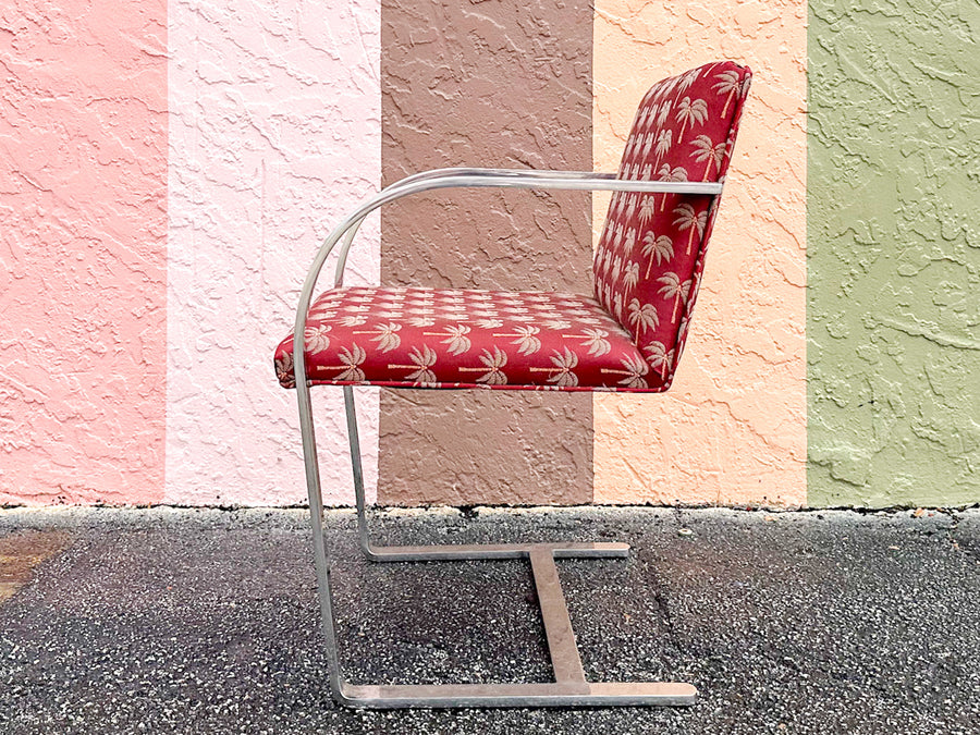 Set of Four Chic Chrome Dining Chairs