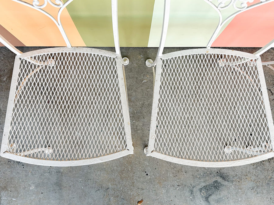 1950s Russell Woodard Wrought Iron Dining Set