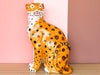 Large Fierce Ceramic Leopard