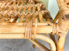 Set of Four Italian Rattan Dining Chairs