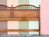 Handsome Thomasville Faux Bamboo King Headboard