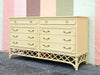 Yellow Ficks Reed Rattan Dresser