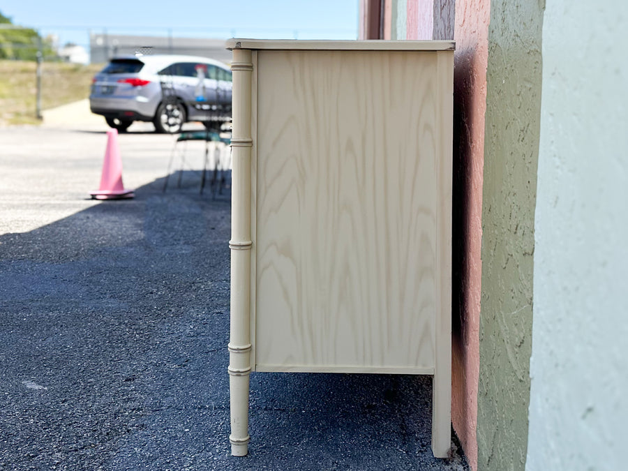 Palm Beach Style Faux Bamboo Dresser
