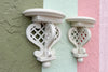 Pair of Trellis Wall Shelves