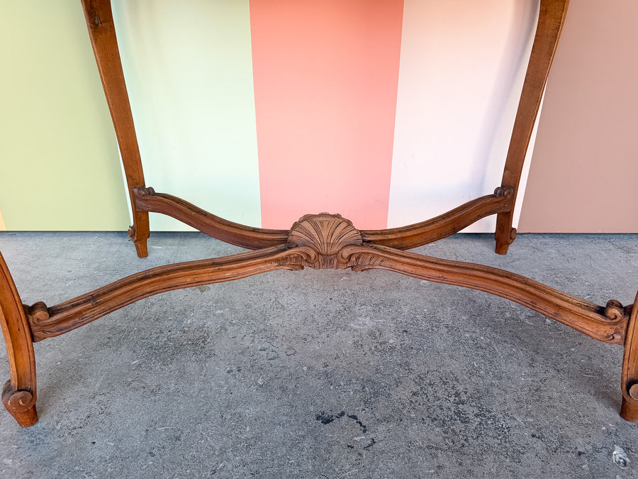 Wood Shell Motif Console