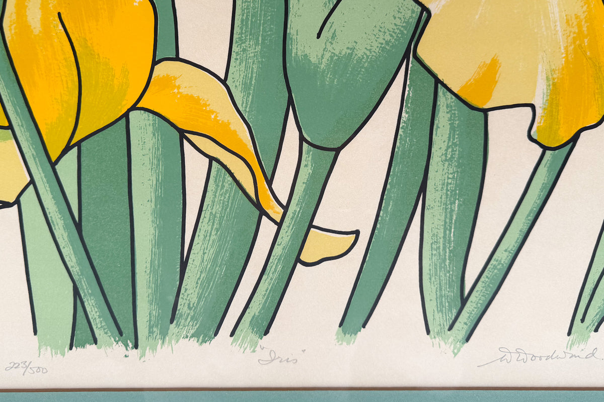 Bright Iris Signed Original Art
