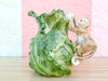 Monkey and Lettuce Leaf Pitcher