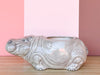 Adorable Ceramic Hippo Cachepot