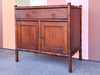 Handsome Faux Bamboo Oversized Nightstand