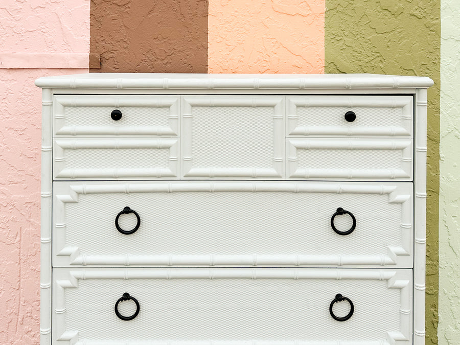 Faux Bamboo Omega Tall Chest