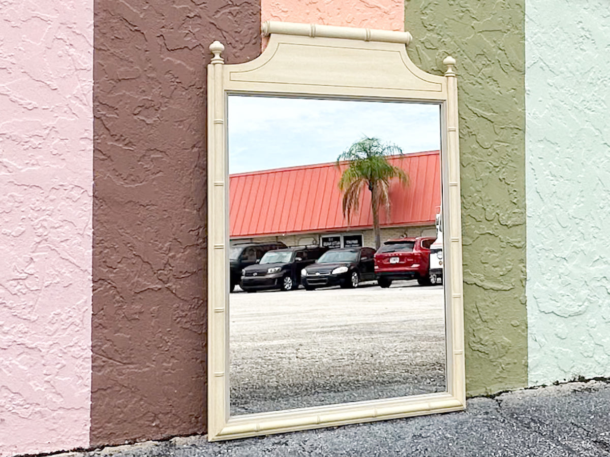 Henry Link Faux Bamboo Pagoda Mirror