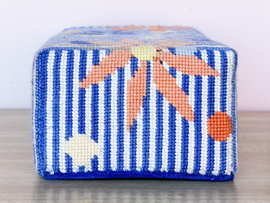 Preppy Needlepoint Doorstop
