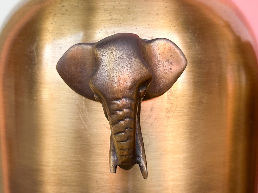Pair of Metal Elephant Lamps