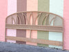 Palm Leaf Rattan King Headboard
