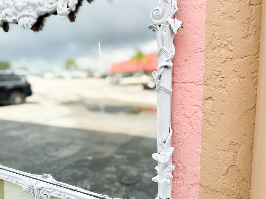 Pretty Painted Pagoda Mirror