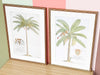 Pair of Palm Tree Prints