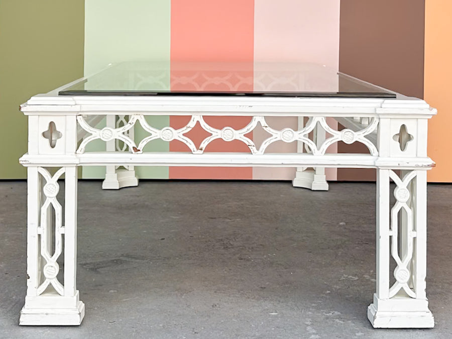 Large Regency Fretwork Coffee Table