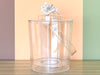 Brown Conch Shell Lucite Ice Bucket