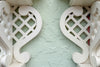 Pair of Trellis Wall Shelves