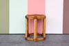 Petite Rattan Hexagon Pedestal