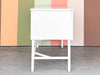 Custom Wood and Rattan Painted Desk