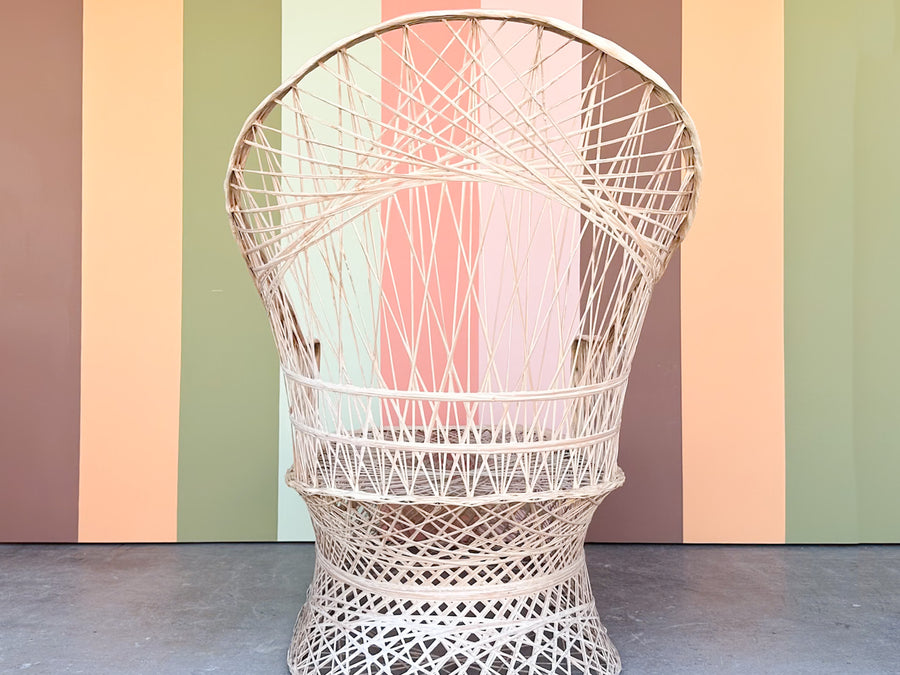 Marbled Pink Webspun Chaise